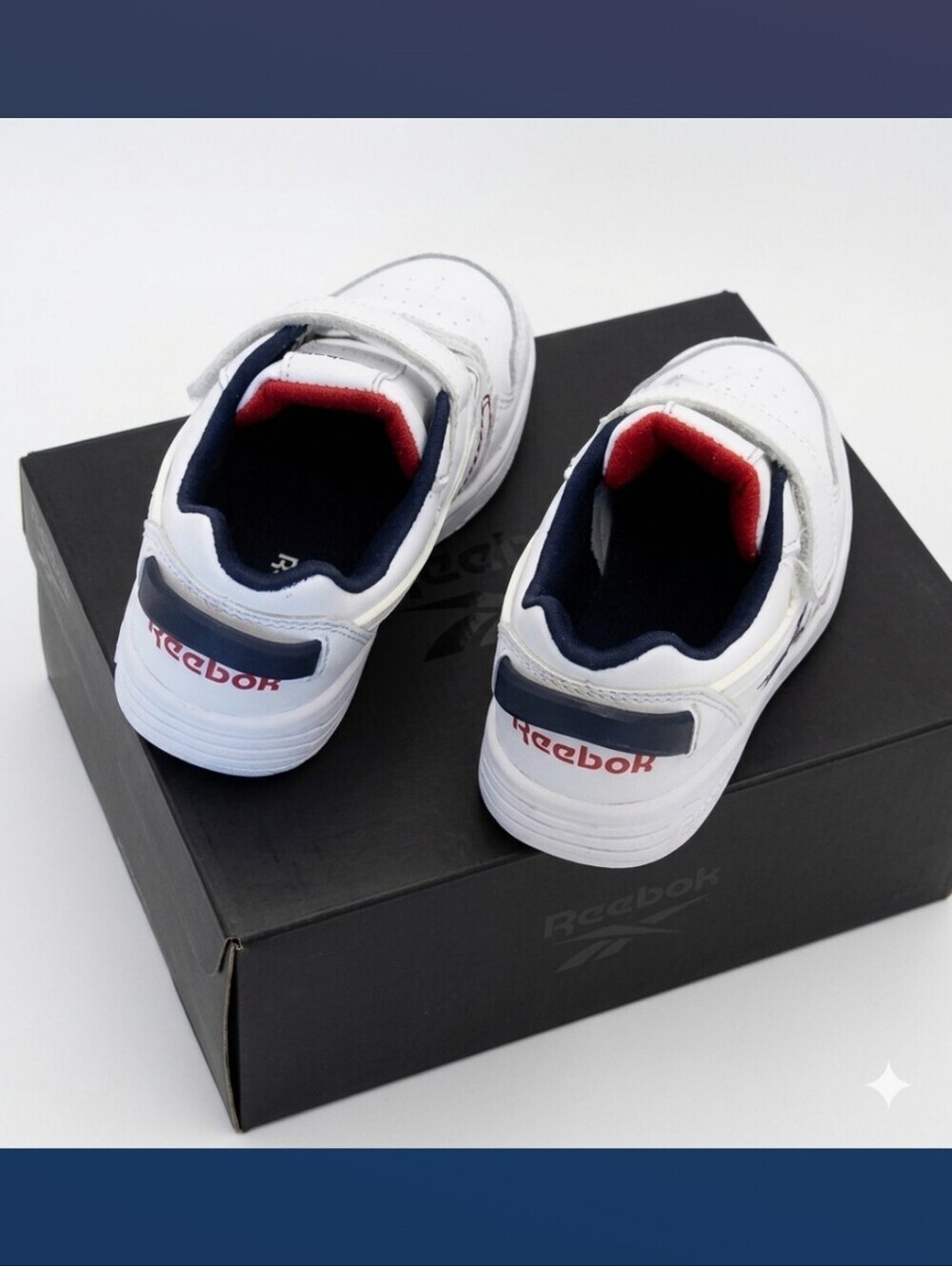 Reebok Sneakers Boys Toddler size 9K Velcro Closer - Picture 3 of 6